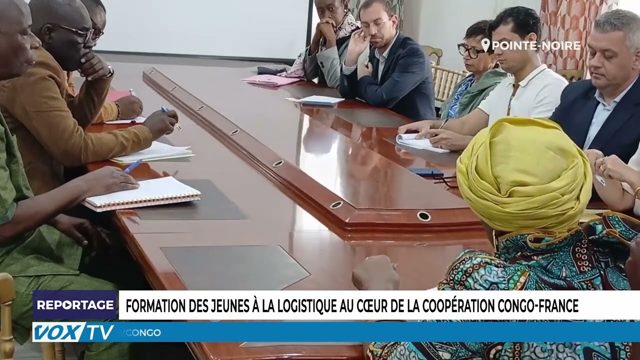 Formation des jeunes a la logistique au cœur de la cooperation Congo France